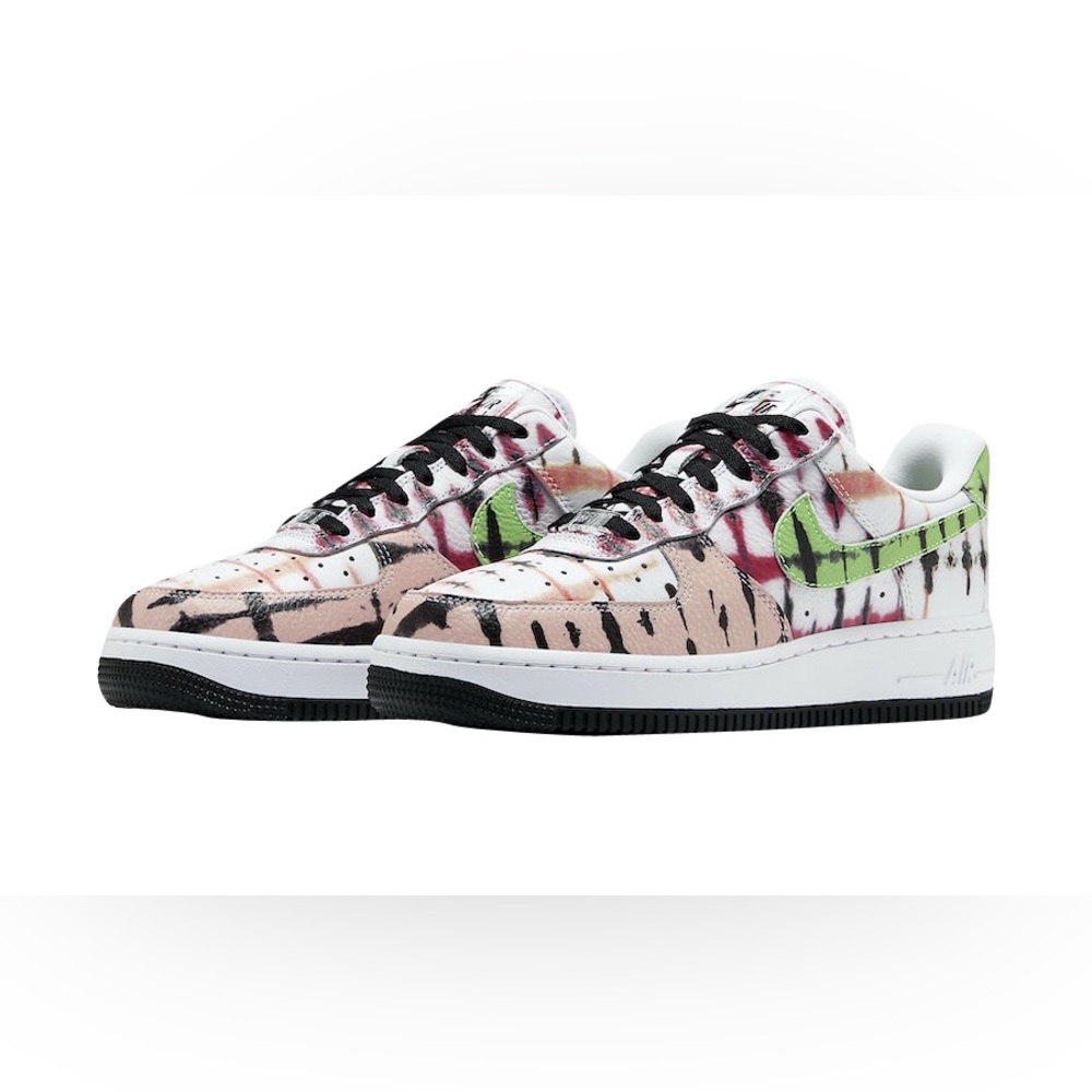 Nike Air Force 1 Black Tie-Dye